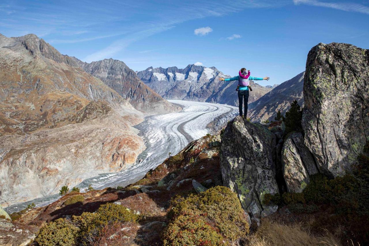 Sport Resort Fiesch, Garni Aletsch Bagian luar foto